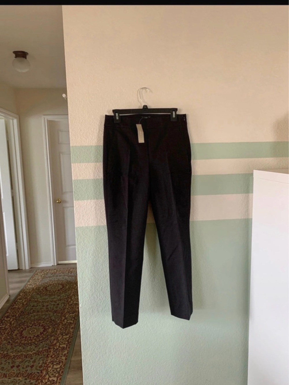 J.Crew Black Stretch Ankle Dress Pants Women’s 8